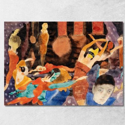 The Masque Of The Red Death Charles Demuth cdm49 canvas print 