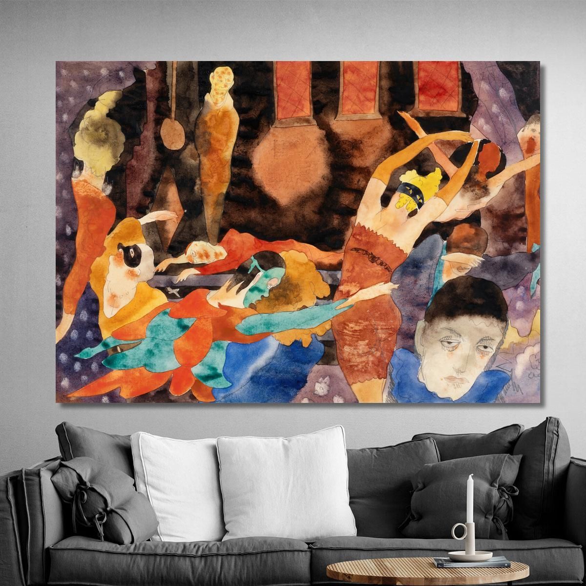 The Masque Of The Red Death Charles Demuth cdm49 canvas print 