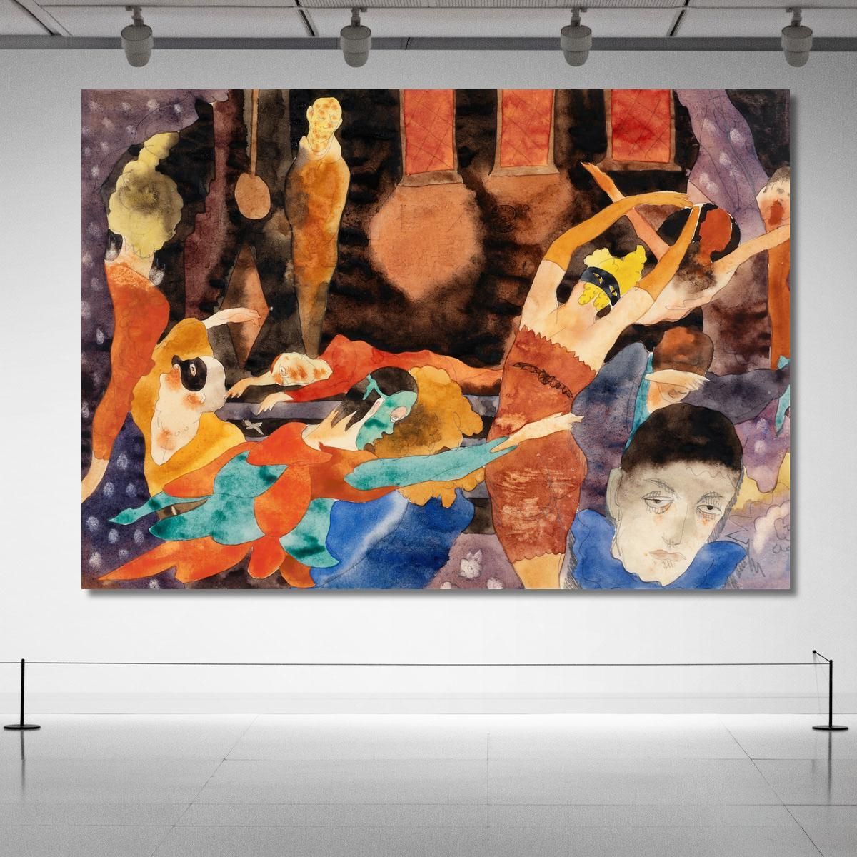 The Masque Of The Red Death Charles Demuth cdm49 canvas print 