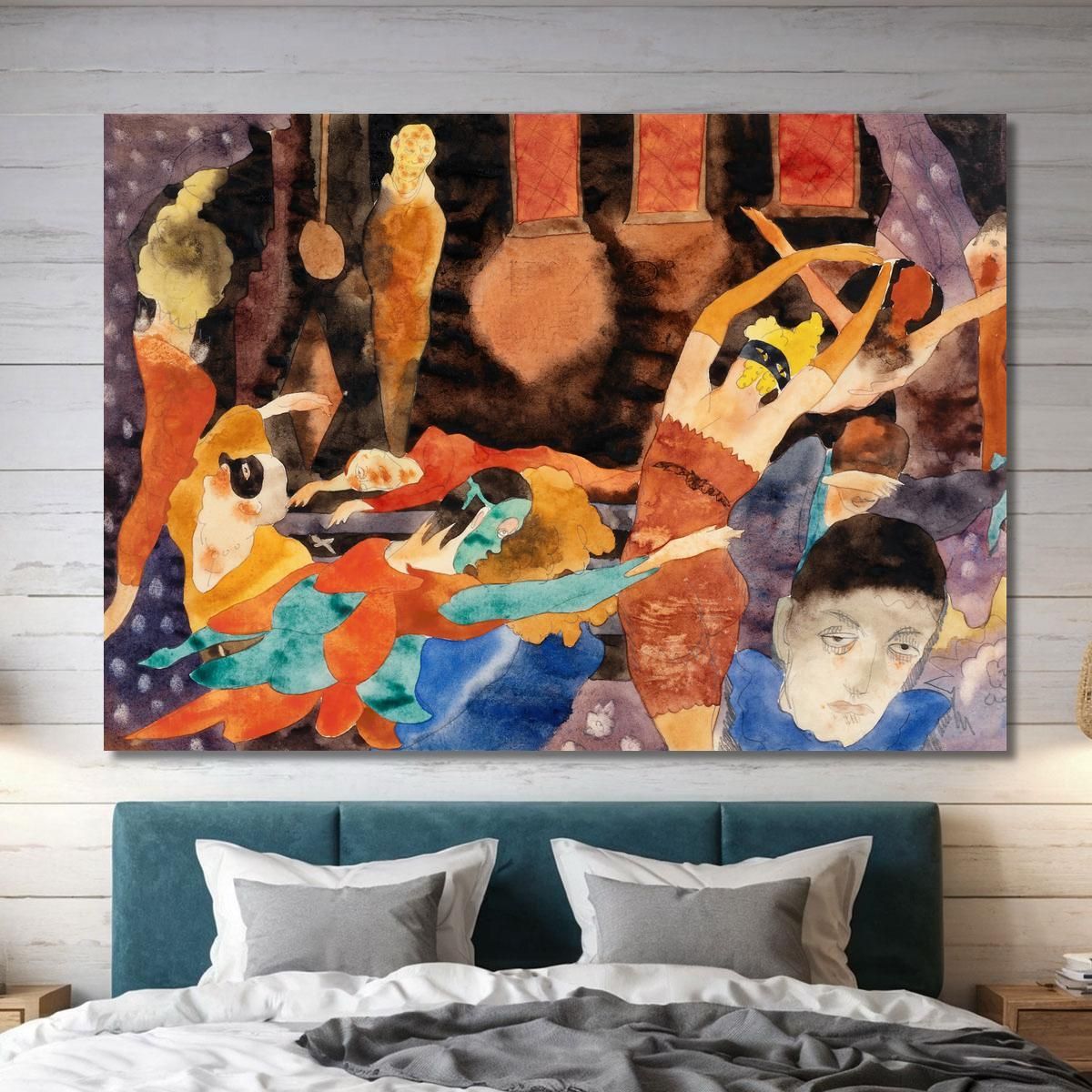 The Masque Of The Red Death Charles Demuth cdm49 canvas print 
