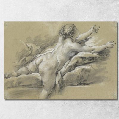 A Nude Woman Reaching To The Right François Boucher fbc1 canvas print 