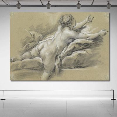 A Nude Woman Reaching To The Right François Boucher fbc1 canvas print 