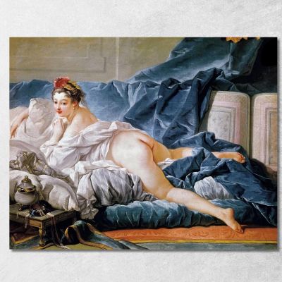 Brown Odalisque François Boucher fbc19 canvas print 