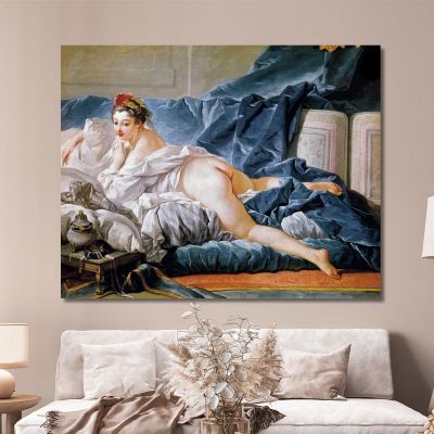 Brown Odalisque François Boucher fbc19 canvas print 