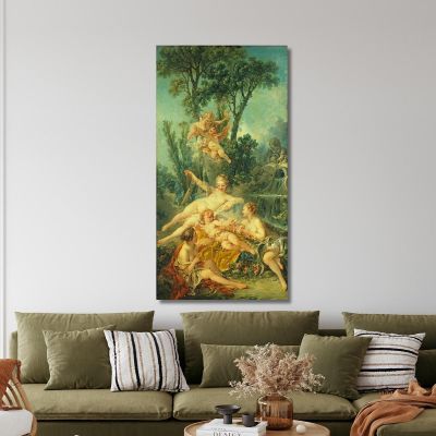 Cupid A Captive François Boucher fbc21 canvas print 