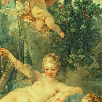 Cupid A Captive François Boucher fbc21 canvas print