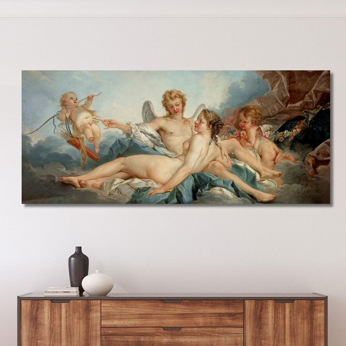 Cupid Wounding Psyche François Boucher fbc22 canvas print 