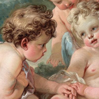 Cupids In Conspiracy François Boucher fbc23 canvas print