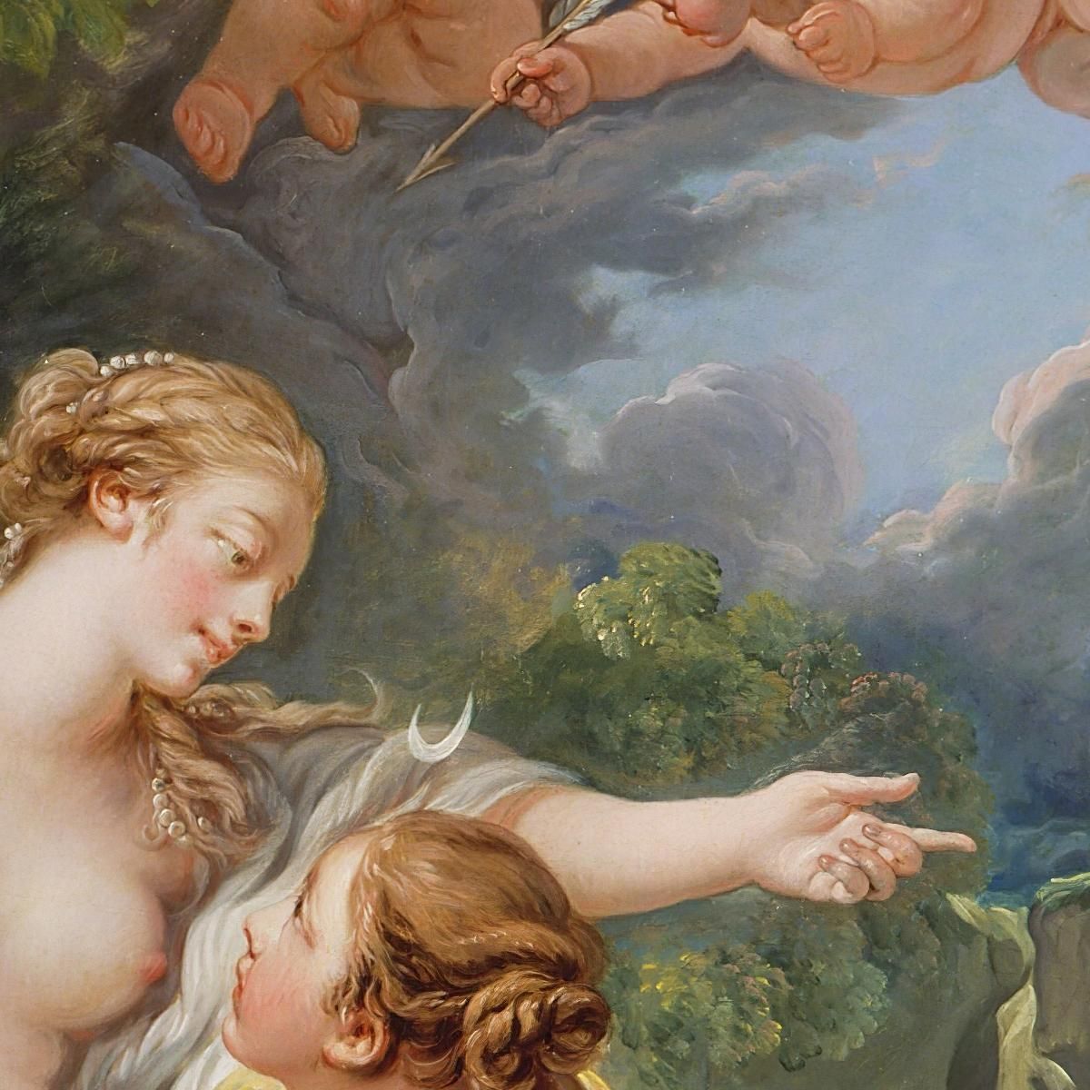 Jupiter And Callisto François Boucher fbc38 canvas print