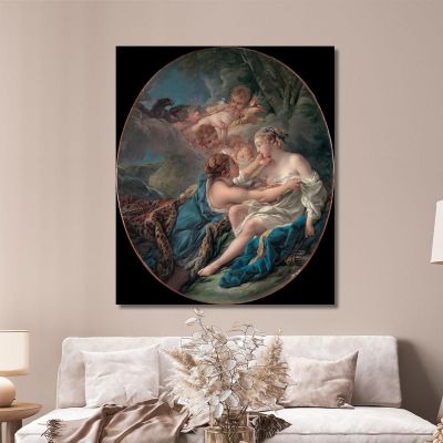 Jupiter In The Guise Of Diana And Callisto François Boucher fbc39 canvas print 