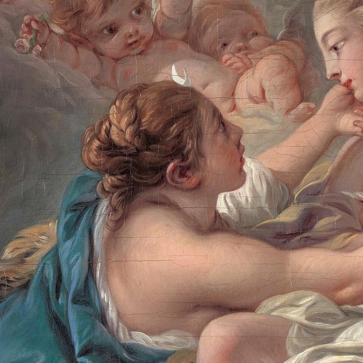 Jupiter In The Guise Of Diana And Callisto François Boucher fbc39 canvas print