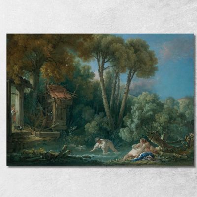 Swimmers François Boucher fbc45 canvas print 