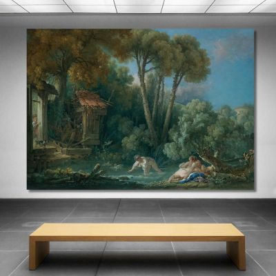 Swimmers François Boucher fbc45 canvas print 