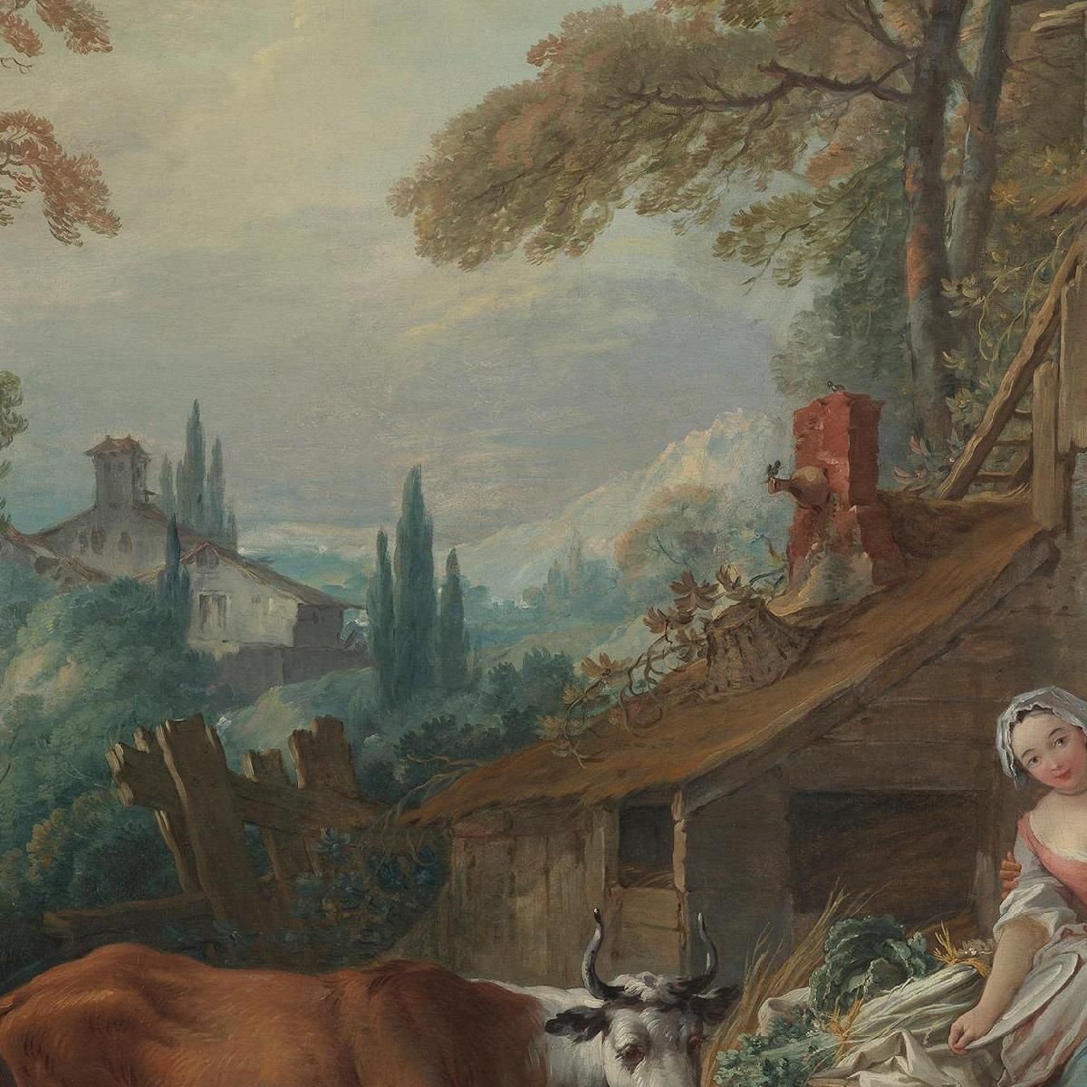 Rural Idyll François Boucher fbc49 canvas print