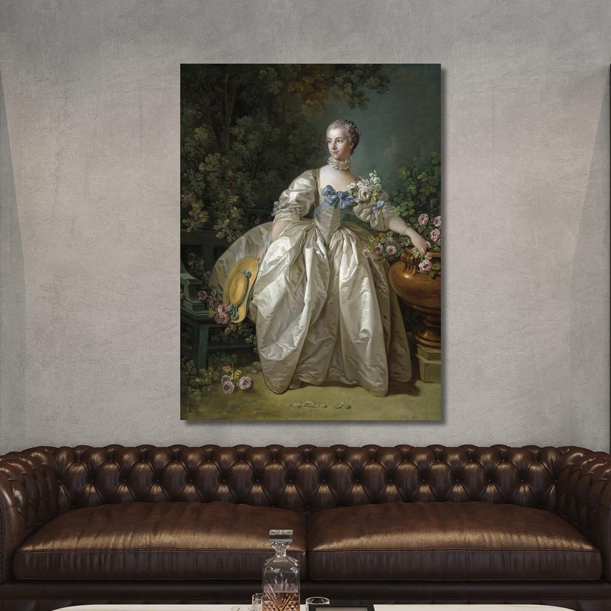 Madame Bergeret François Boucher fbc51 canvas print 