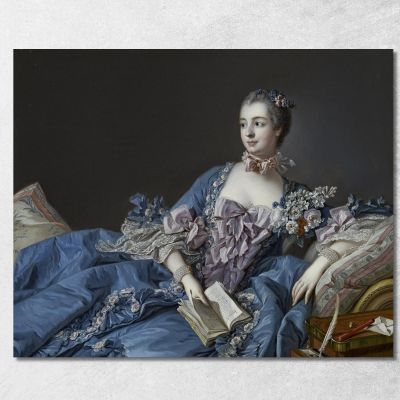 Madame De Pompadour Jeanne-Antoinette Poisson François Boucher fbc52 canvas print 