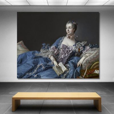 Madame De Pompadour Jeanne-Antoinette Poisson François Boucher fbc52 canvas print 