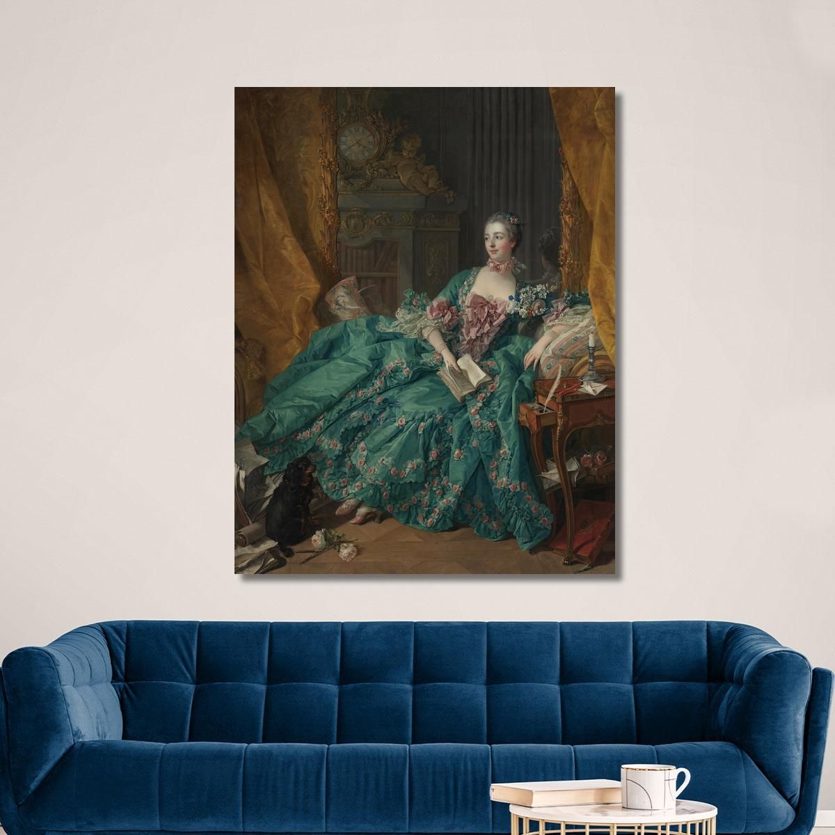 Madame De Pompadour 2 François Boucher fbc53 canvas print 