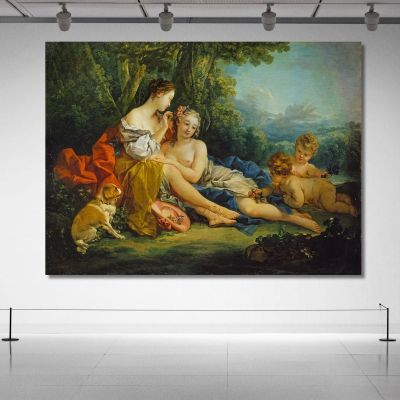 Pastoral Make-Up François Boucher fbc62 canvas print 