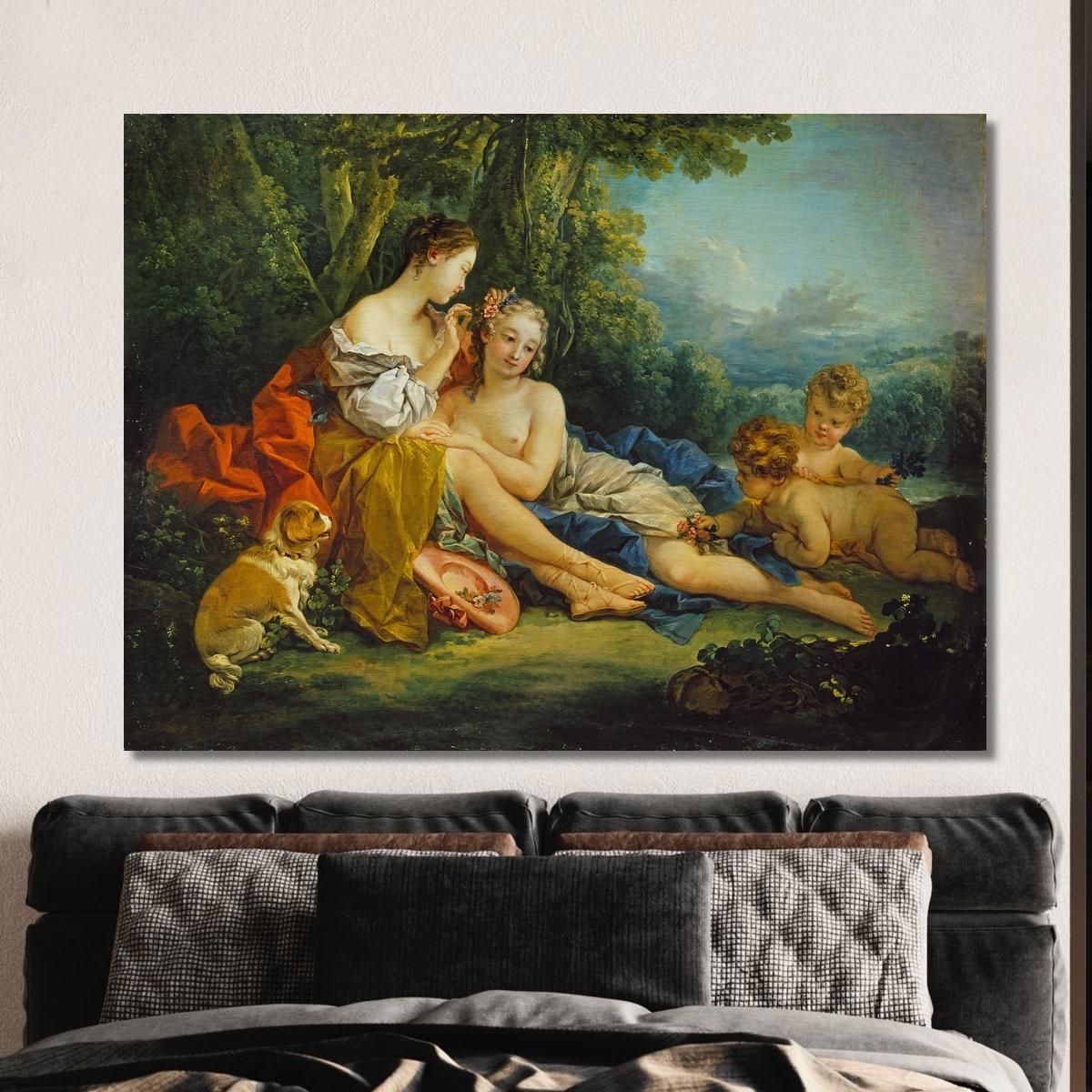 Pastoral Make-Up François Boucher fbc62 canvas print 