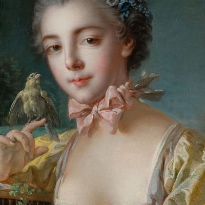 Presumed Portrait Of Marie-Emilie Baudouin Daughter Of The Painter François Boucher fbc69 canvas print