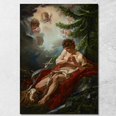 Saint John The Baptist François Boucher fbc75 canvas print 