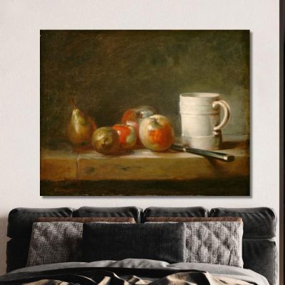 Still Life With A White Mug François Boucher fbc79 canvas print 