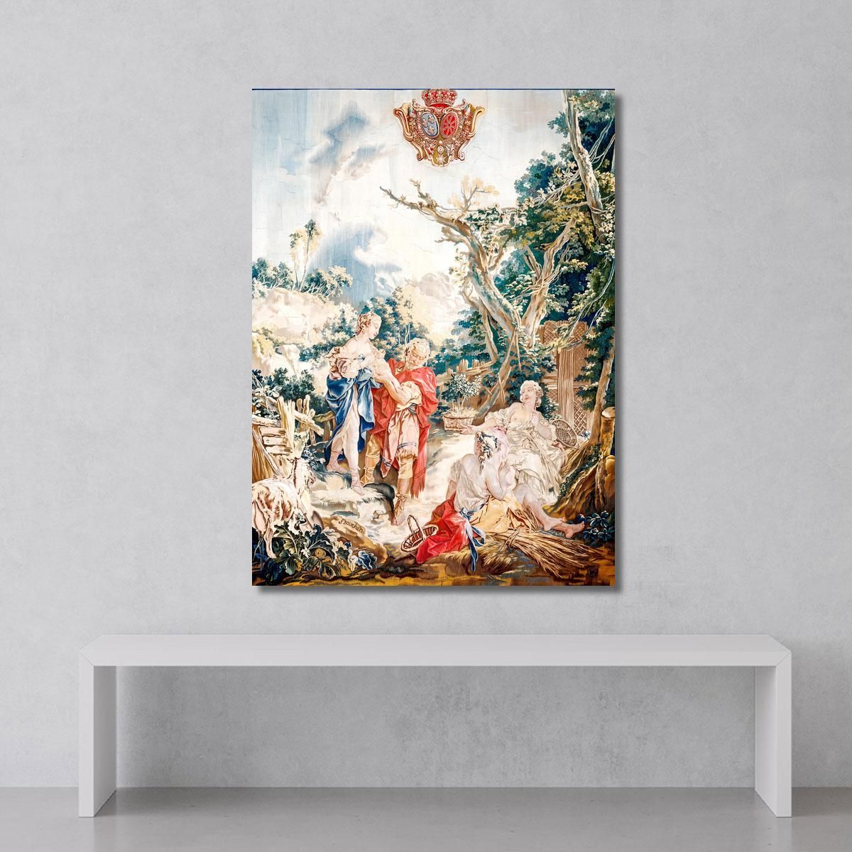 Tapestry Psyche At The Basketmakers François Boucher fbc81 canvas print 
