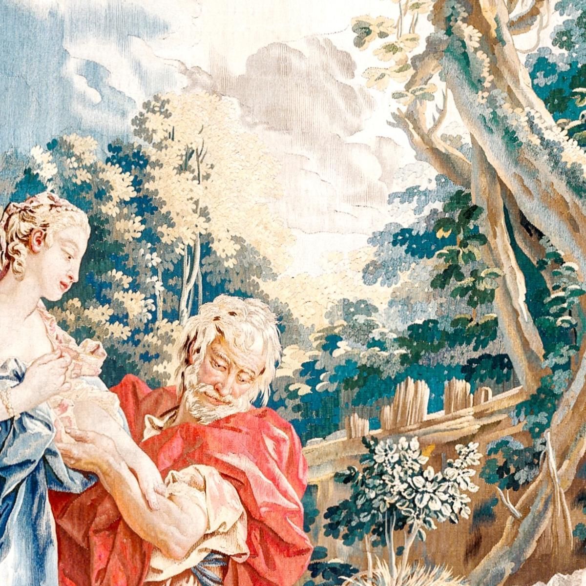 Tapestry Psyche At The Basketmakers François Boucher fbc81 canvas print