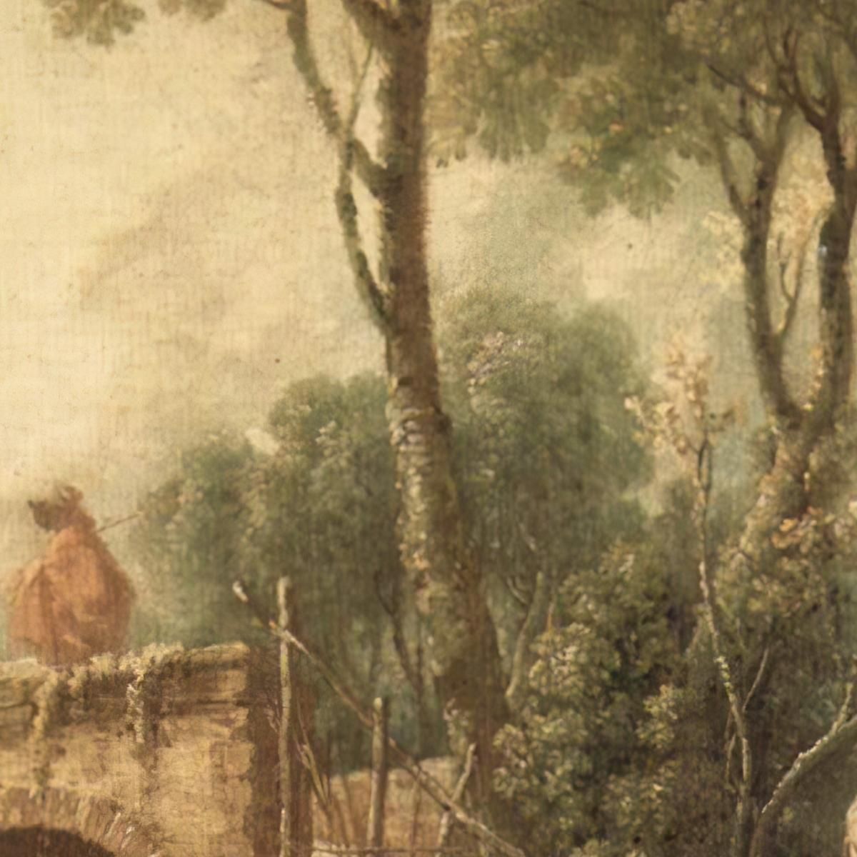 The Bridge François Boucher fbc87 canvas print