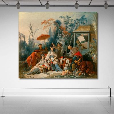 The Chinese Garden François Boucher fbc89 canvas print 