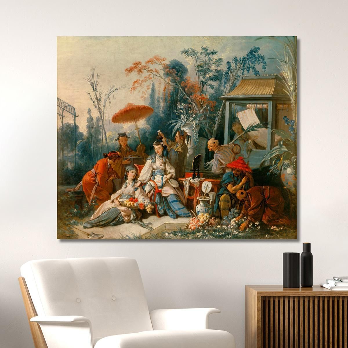 The Chinese Garden François Boucher fbc89 canvas print 