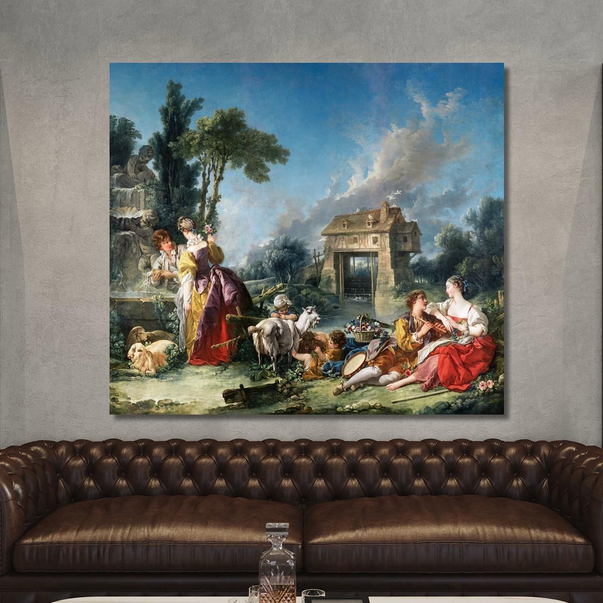 The Fountain Of Love François Boucher fbc92 canvas print 