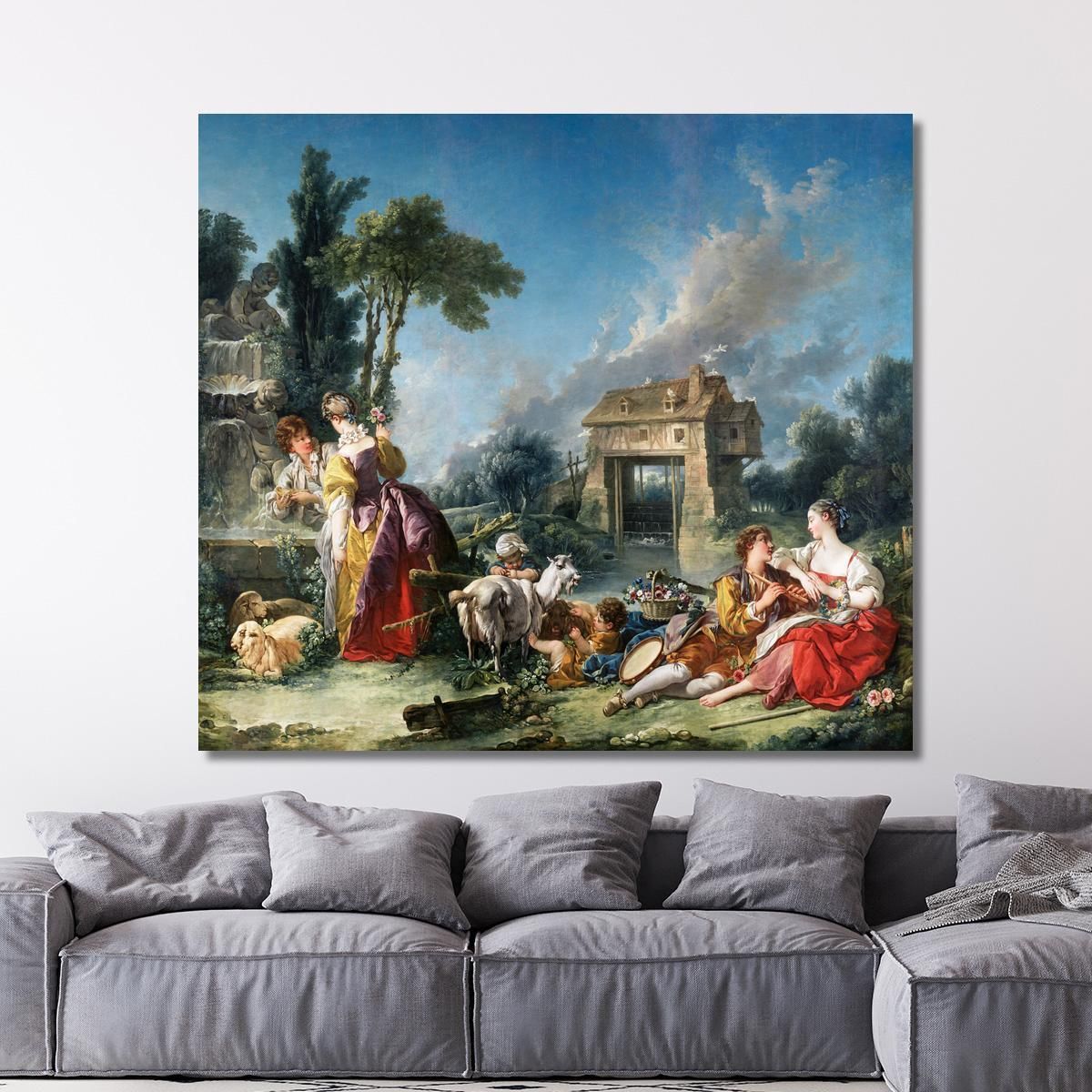 The Fountain Of Love François Boucher fbc92 canvas print 