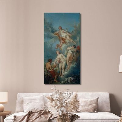 The Judgment Of Paris François Boucher fbc93 canvas print 