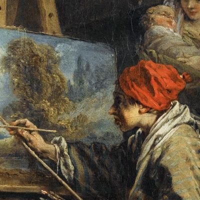 The Landscape Painter François Boucher fbc94 canvas print