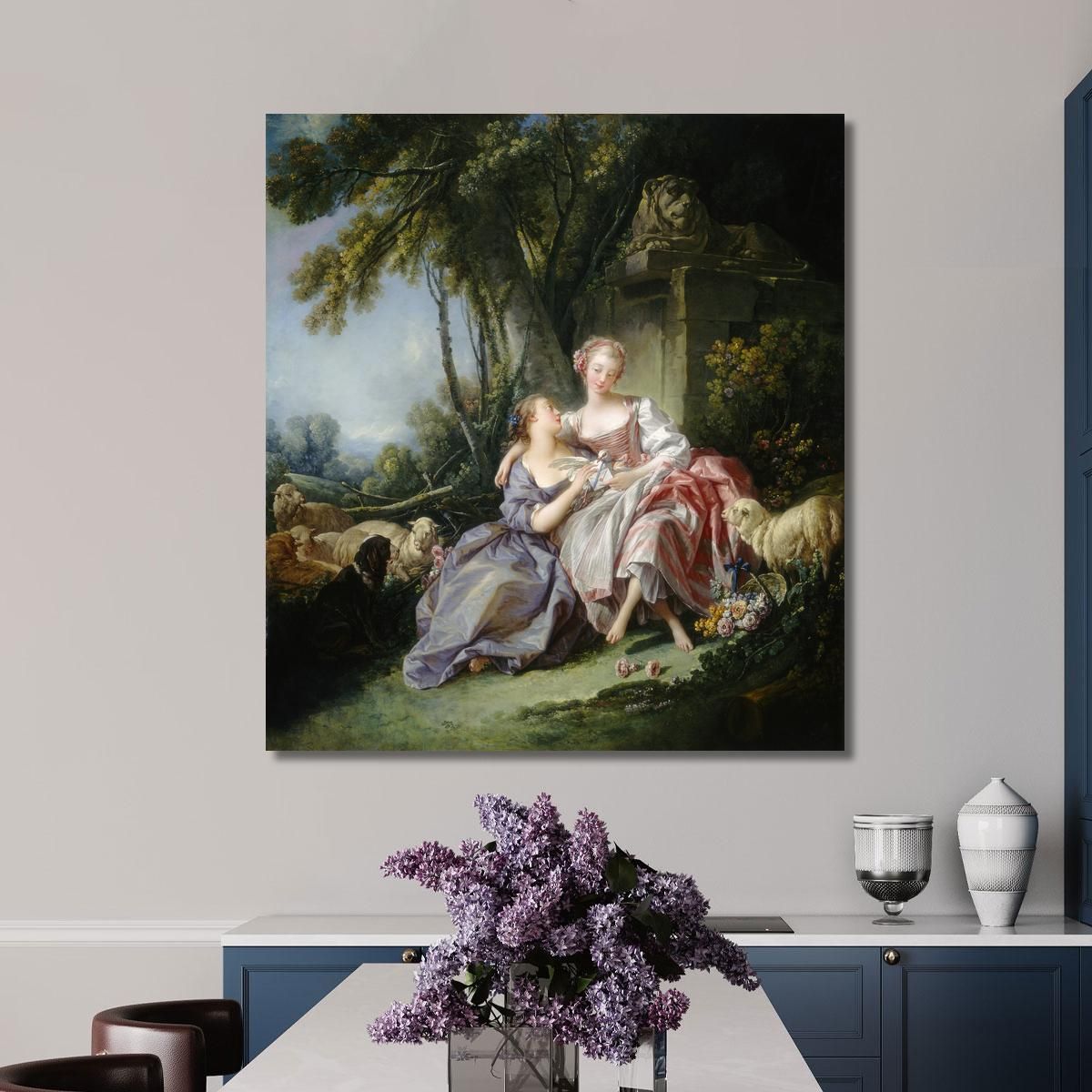 The Love Letter François Boucher fbc95 canvas print 