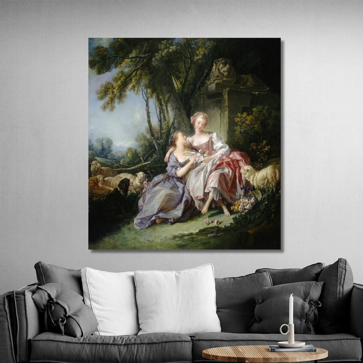 The Love Letter François Boucher fbc95 canvas print 