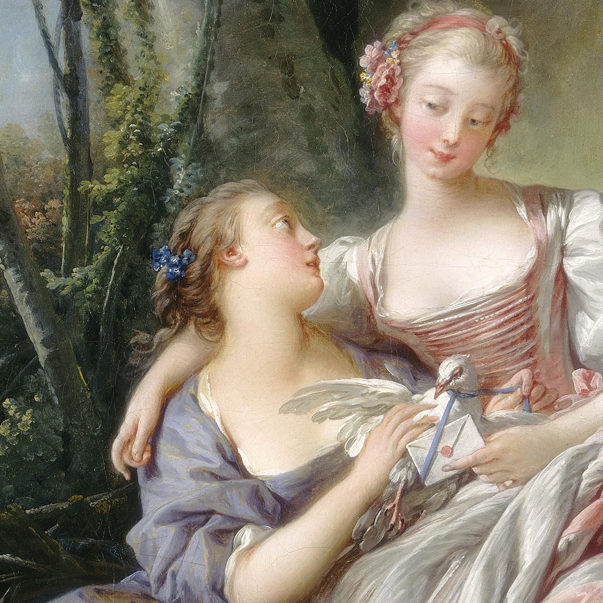 The Love Letter François Boucher fbc95 canvas print