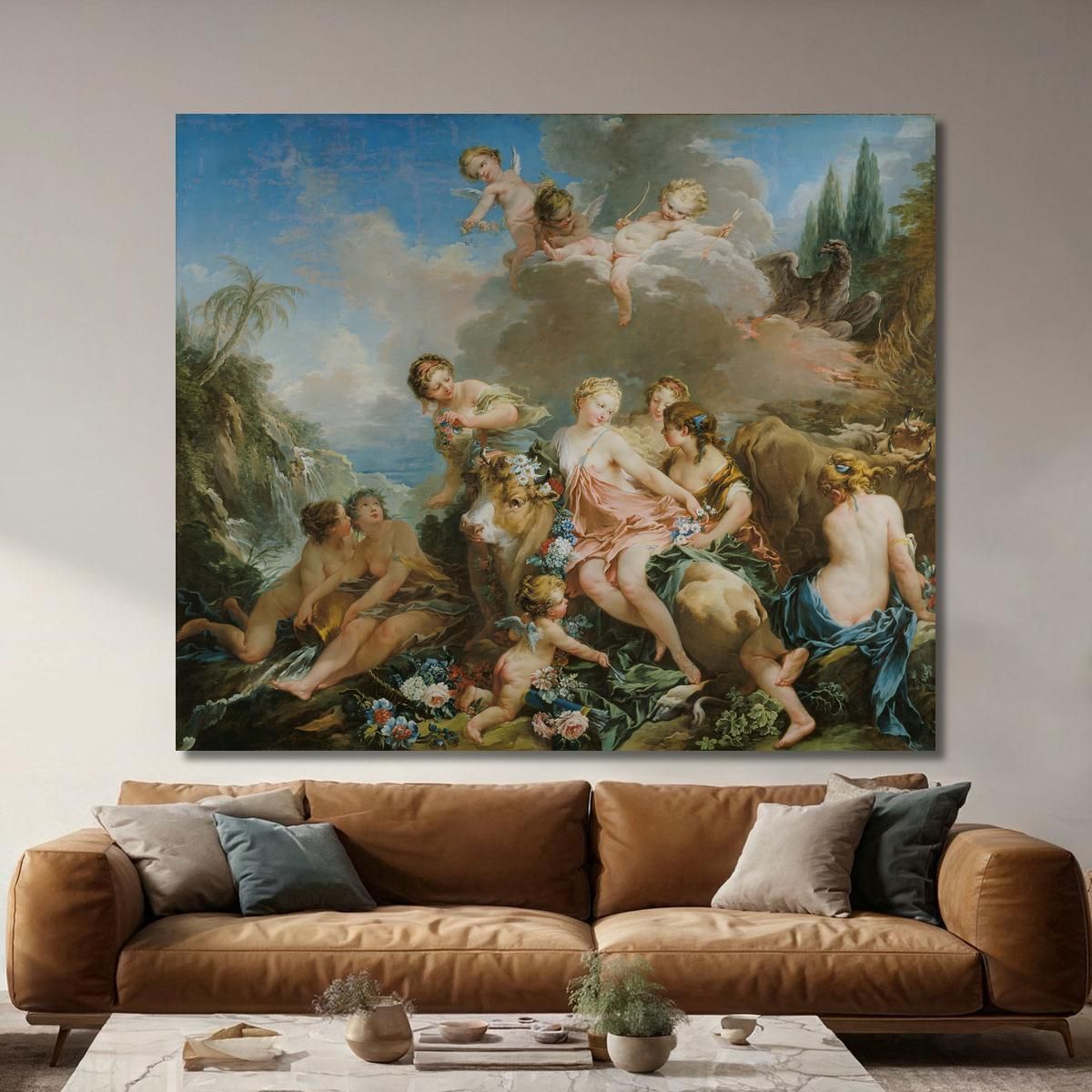 The Rape Of Europa François Boucher fbc97 canvas print 