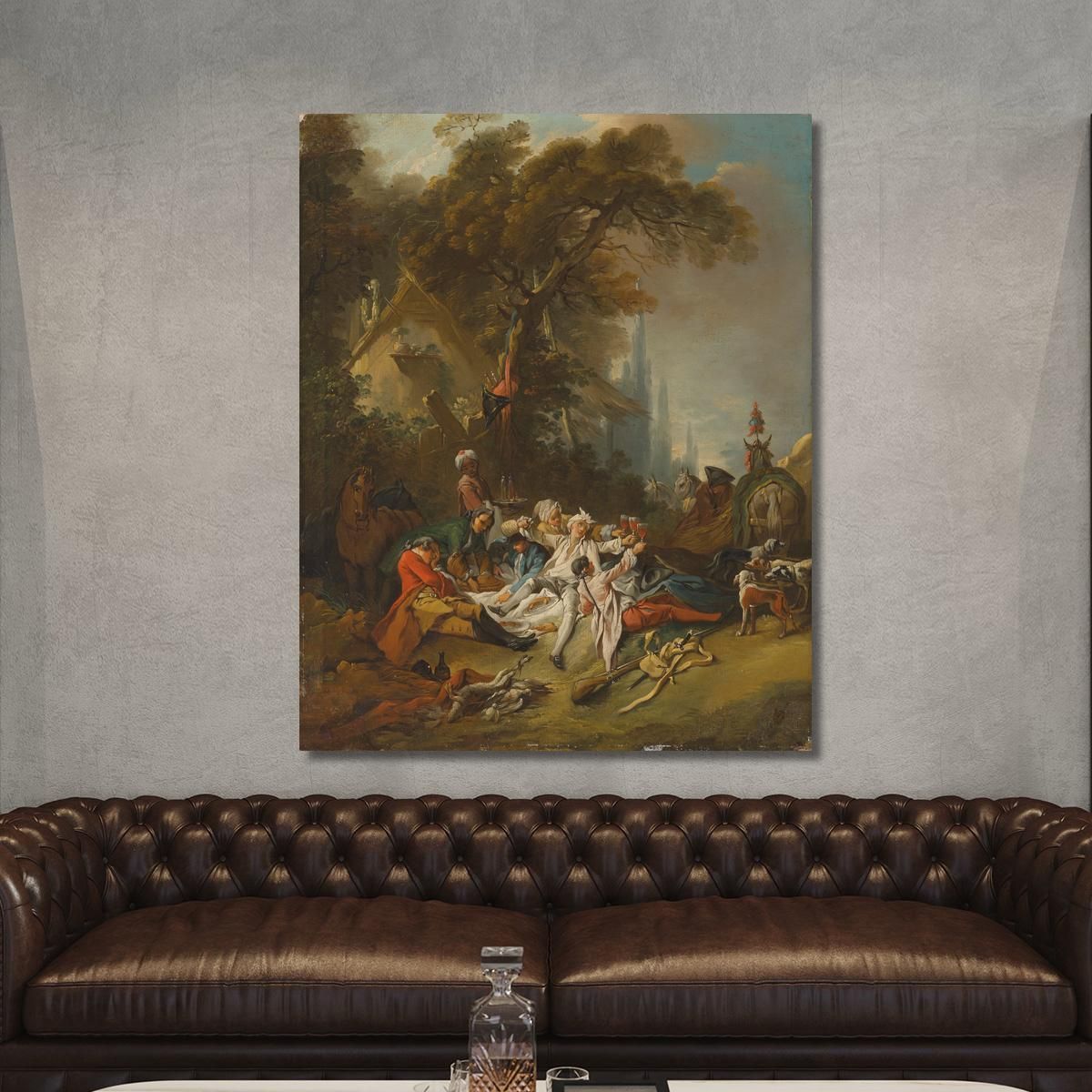 The Rest On The Hunt François Boucher fbc98 canvas print 