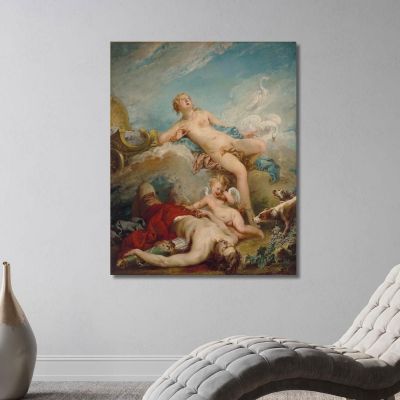 Venus Discovering The Dead Adonis François Boucher fbc108 canvas print 