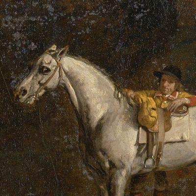Studies For Or After The Third Duke Of Richmond With The Charleton Hunt George Stubbs gst38 canvas print