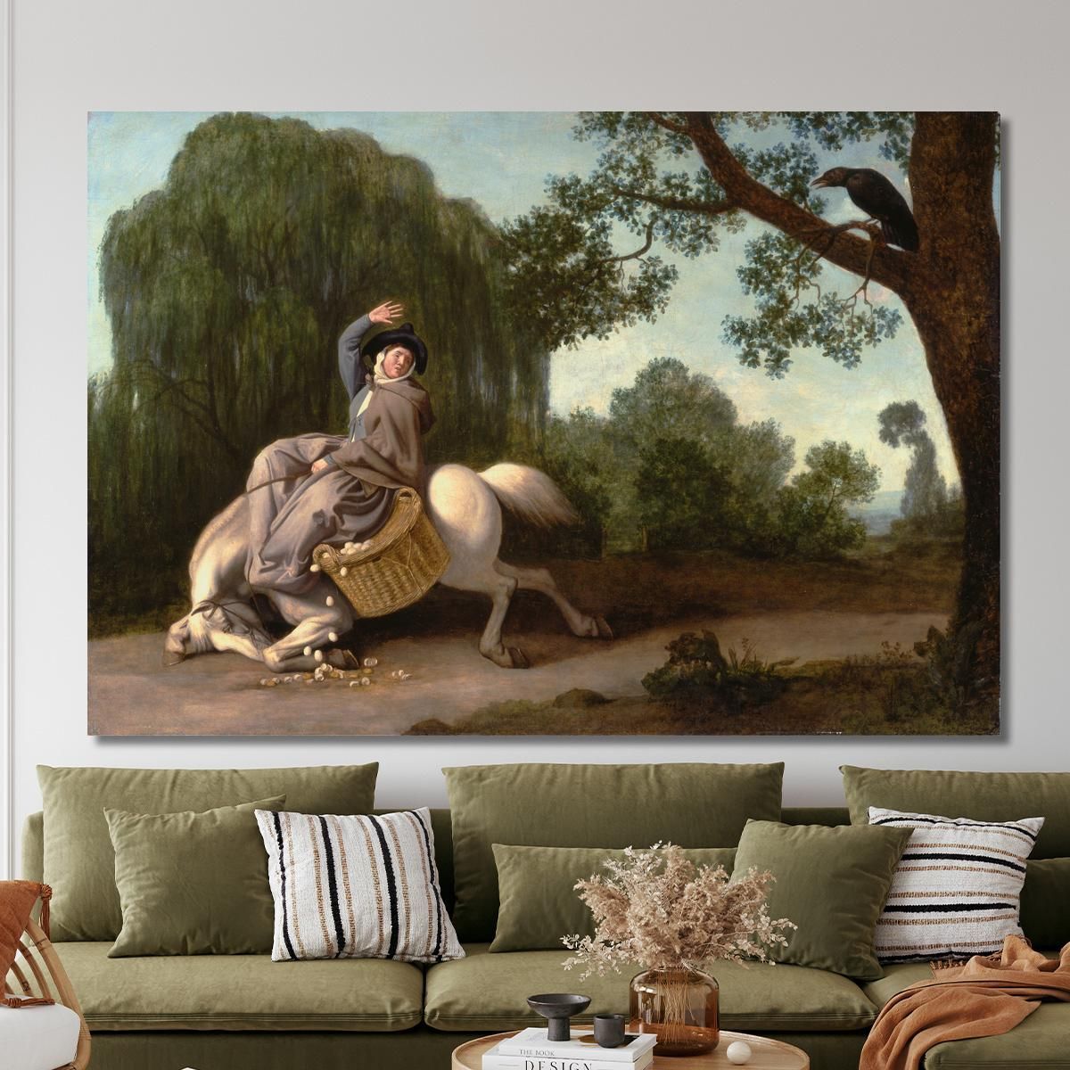 The Farmer'S Wife And The Raven George Stubbs gst40 canvas print 