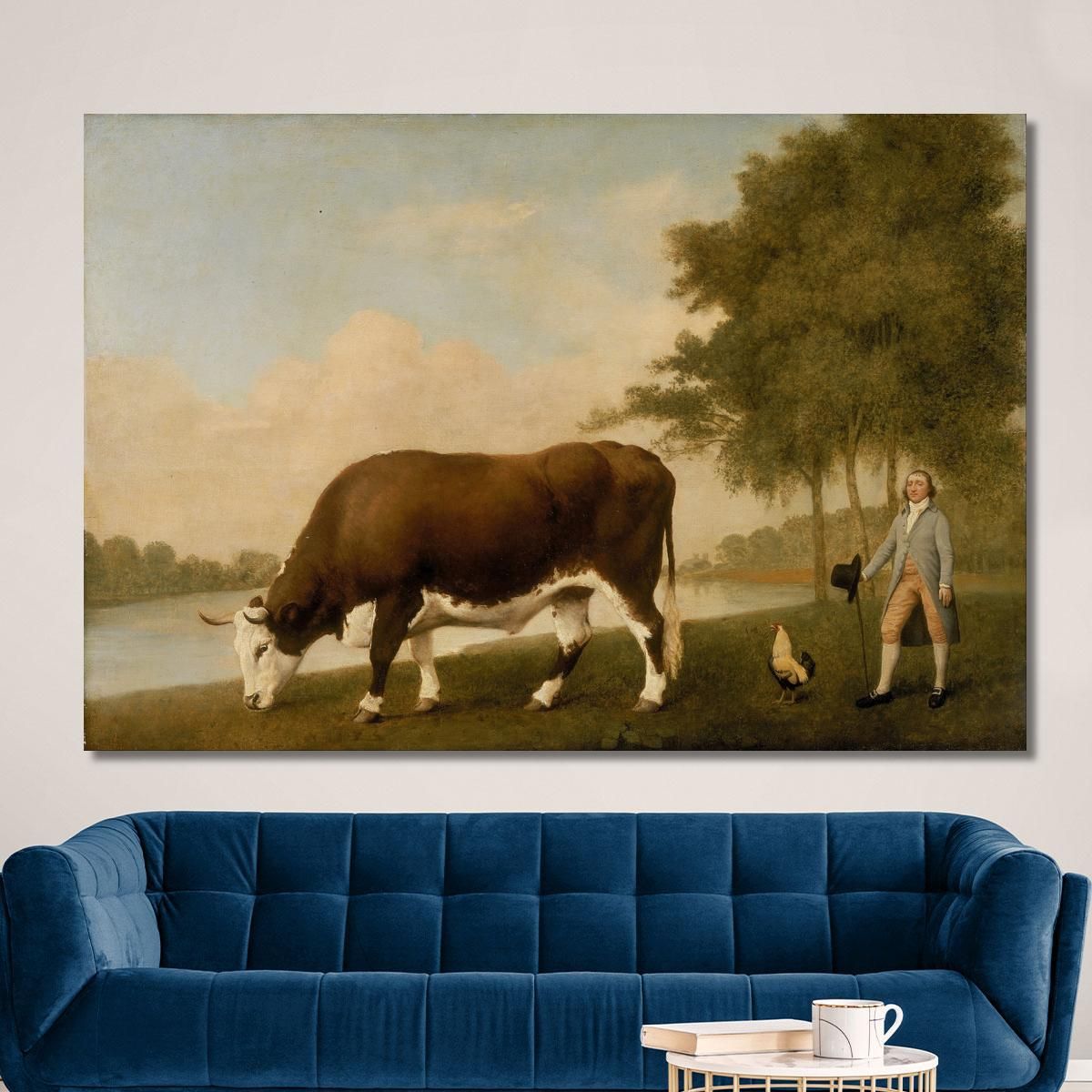 The Lincolnshire Ox George Stubbs gst41 canvas print 