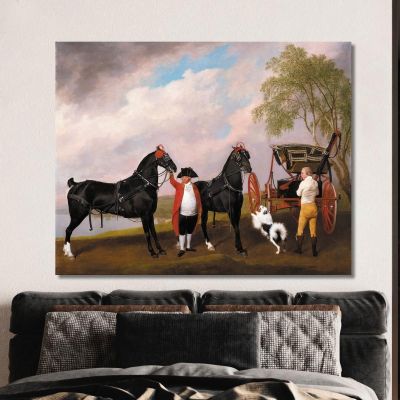 The Prince Of Wales'S Phaeton George Stubbs gst42 canvas print 