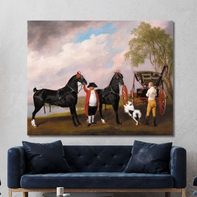 The Prince Of Wales'S Phaeton George Stubbs gst42 canvas print 