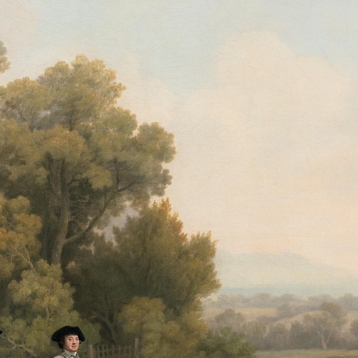 Two Gentlemen Going A Shooting George Stubbs gst49 canvas print