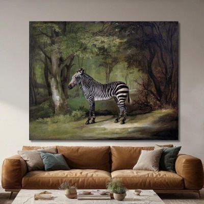 Zebra 1763 George Stubbs gst57 canvas print 