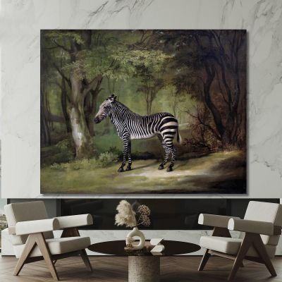 Zebra 1763 George Stubbs gst57 canvas print 
